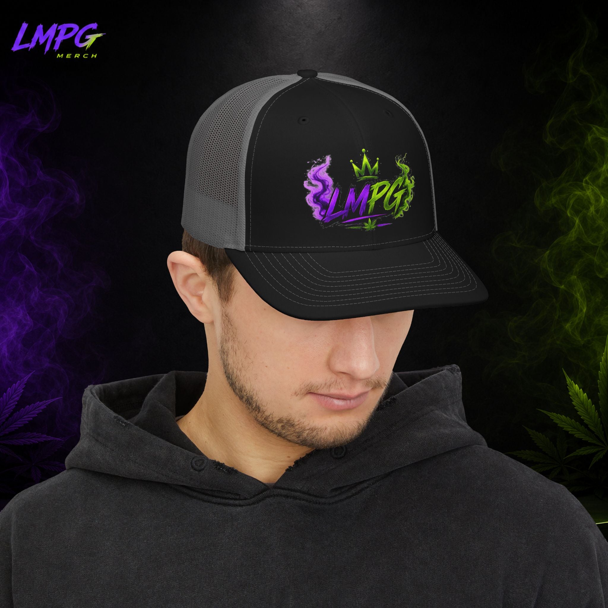 LMPG Smoke Crown Trucker Hat
