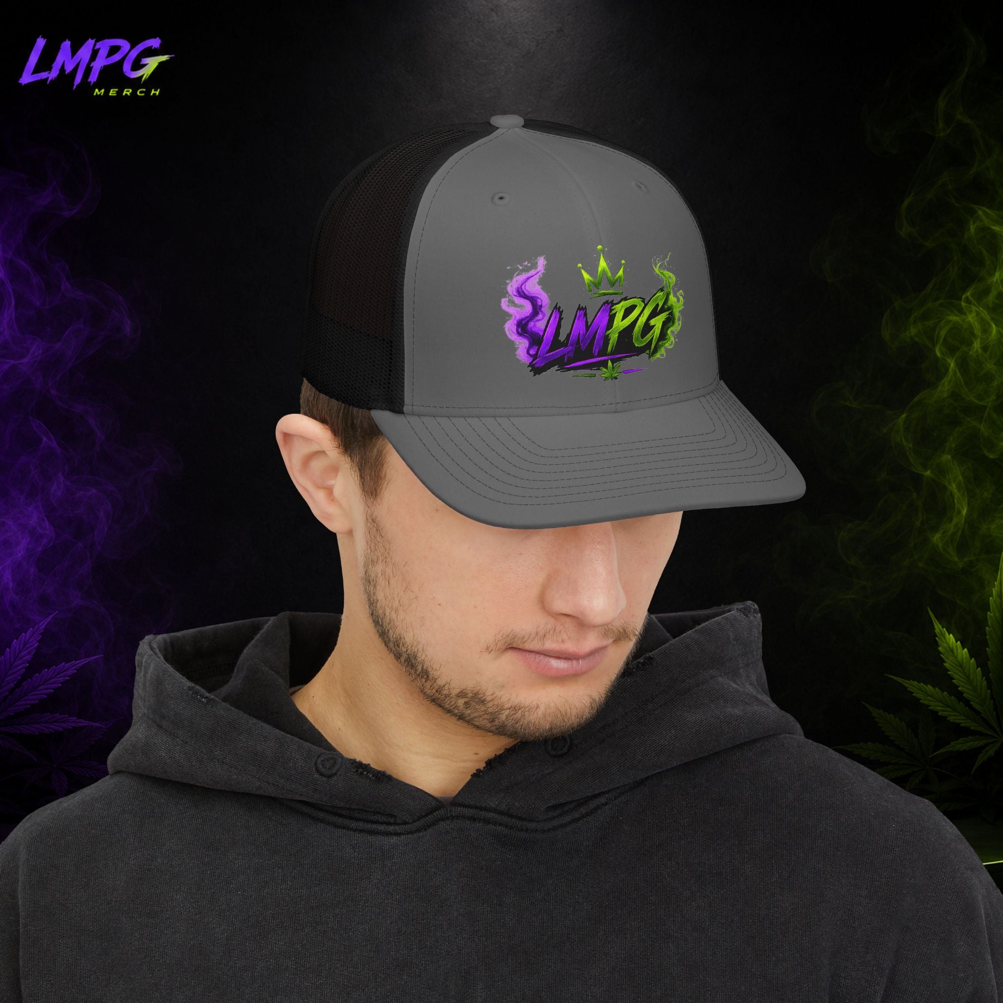 LMPG Smoke Crown Trucker Hat